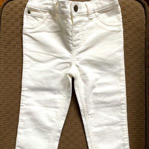 NWOT white cords 24M pants